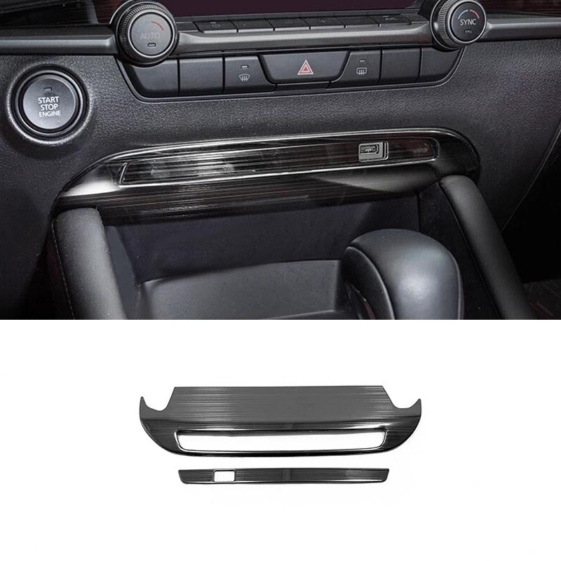 Для Mazda 3 Axela - аксессуары для салона из нержавеющей стали Панель центральной консоли подъемника стекла Внутренняя ручка крышка вентиляционного отверстия коробки передач