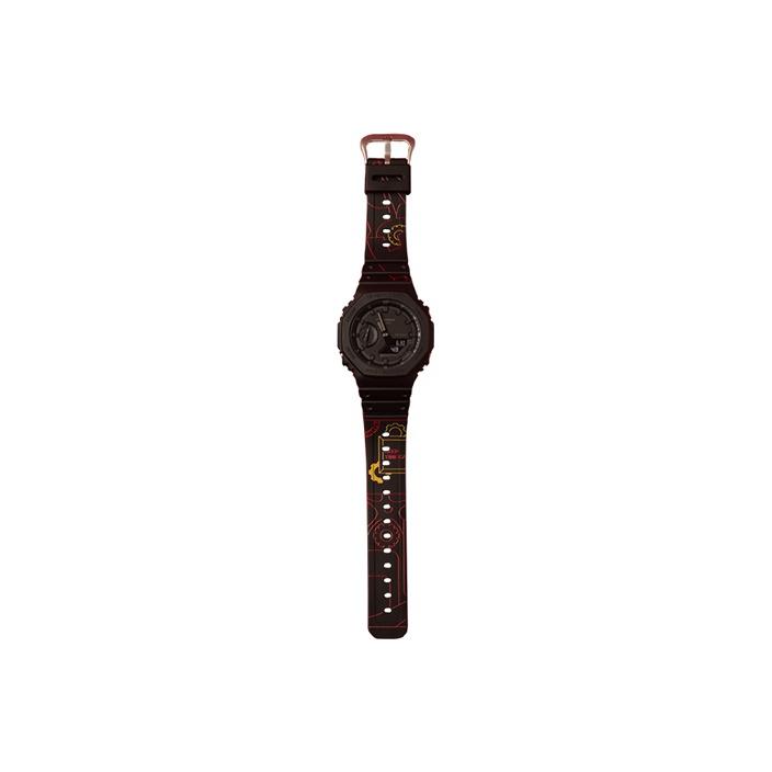 Casio G-Shock Farmhouse Oak QQ 20th Anniversary Edition Octagonal Camouflage Street Retro Quartz Movement Watch Men watches Black GA-2100-1A1PRTC
