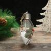 Christmas Creative New LED Transparent Christmas Ball Christmas Tree Hanging Light-emitting Double-tipped Ball