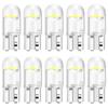 10pcs Led Car Light Glass 6000K White Automobiles License Plate Lamp Dome Read DRL Bulb Style 12V Universal