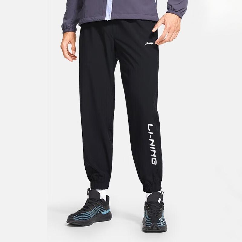 Li Ning Коллекция спортивной моды Повседневная спортивная одежда Мужская Черная AHSUB03-1+YYKU111-1
