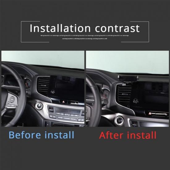 Dashboard Air Vent Navigation Phone Holder Bracket For Honda Pilot 2016-