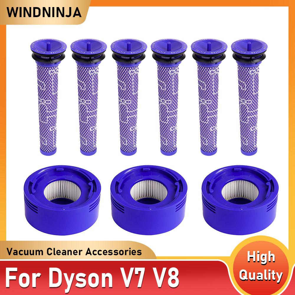HEPA filter For Dyson V7 V8 Accessories Cordless Vacuum Cleaner Washable Filter Replacement For Efficient Cleaning Spare Parts