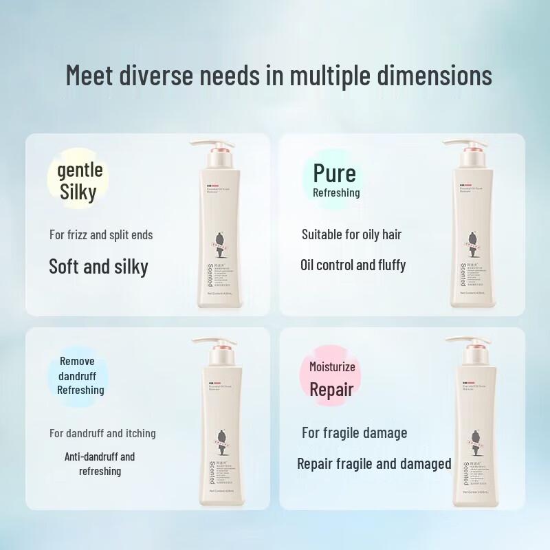 Adolfo Essential Oil Fragrance Oil Control Shampoo 248ml