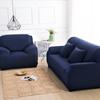 Elastic Solid Color 3 Seater Sofa Cover Dustproof Washable Stretch Couch Cover All-inclusive Extendable Sofa Protecter