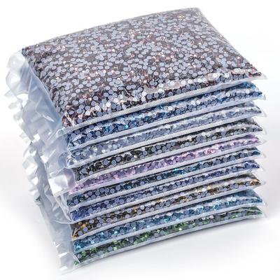 Weichen Имитация австрийского горячего бриллианта Биг-Бэг, Сетка Клей Стекло Стразы Термоплавкий клей Дно Сверло Аксессуары для одежды