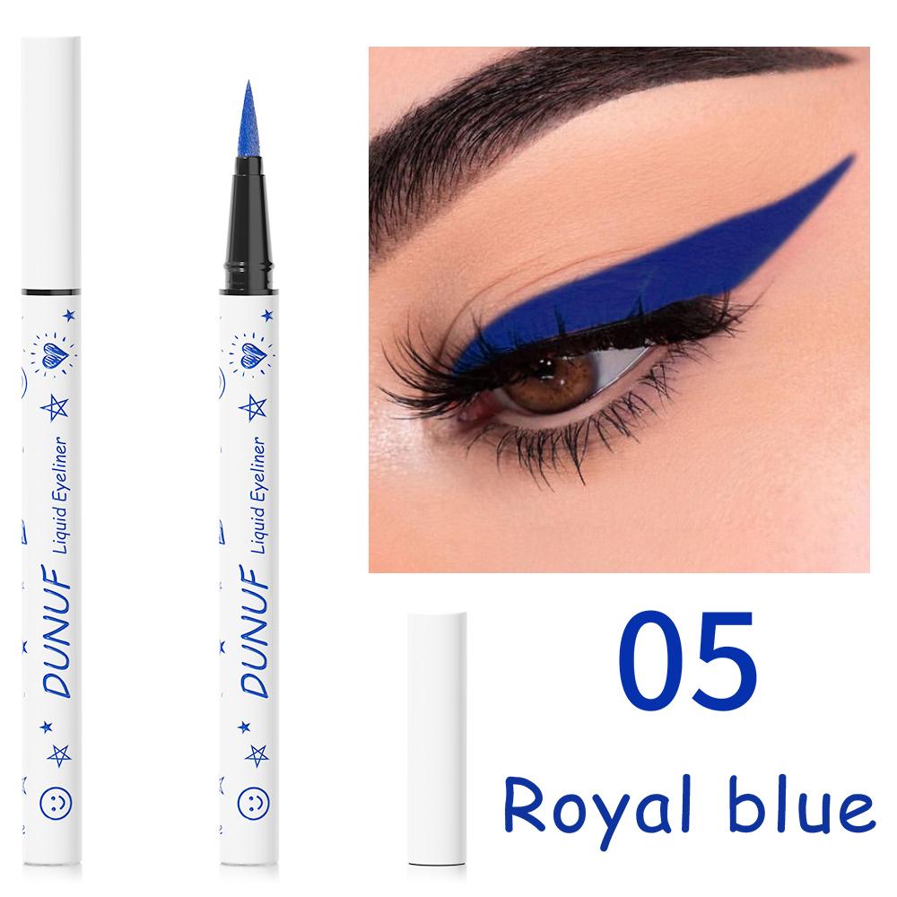 DUNUF 1 Pcs Long Lasting Eyeliner Ultra-fine Smooth Quick Dry Liquid Eyeliner Waterproof, Sweat-resistant and Beginner Friendly