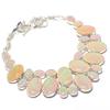 Yellow Australian Triplet Opal Necklace 18" Adjustable Chain Oval Jewelry PT 328