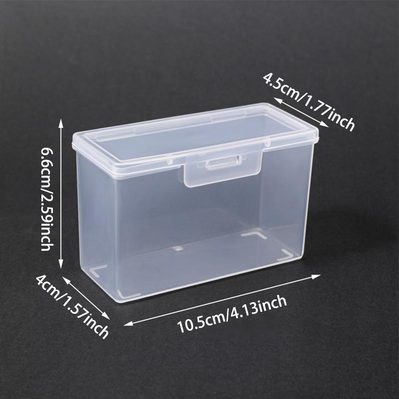 Прозрачная коробка для игровых карт, контейнер для хранения ювелирных изделий 10X4X6 см, прозрачная пластиковая коробка для настольных игр