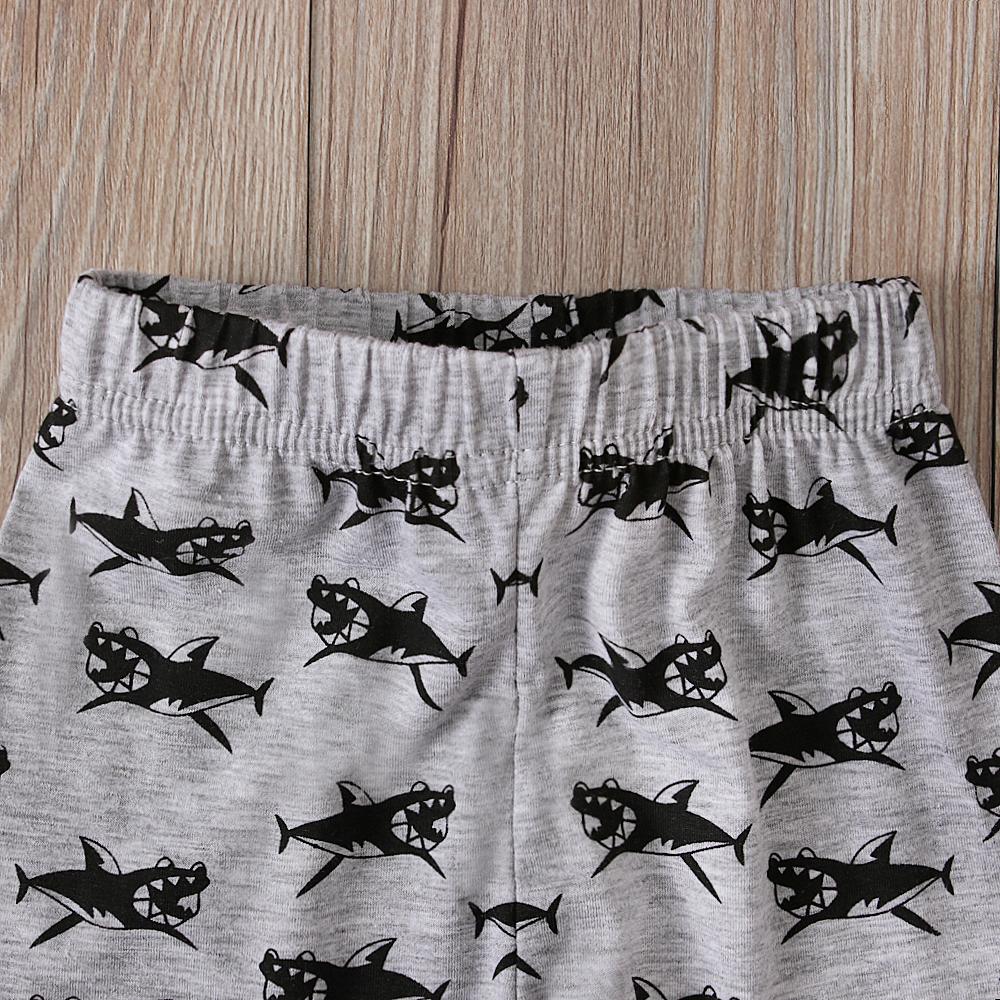 Детские пижамные комплекты с изображением акулы, одежда для сна с акулой для маленьких мальчиков, детская ночная рубашка, пижамы для мальчиков от 1 до 6 лет