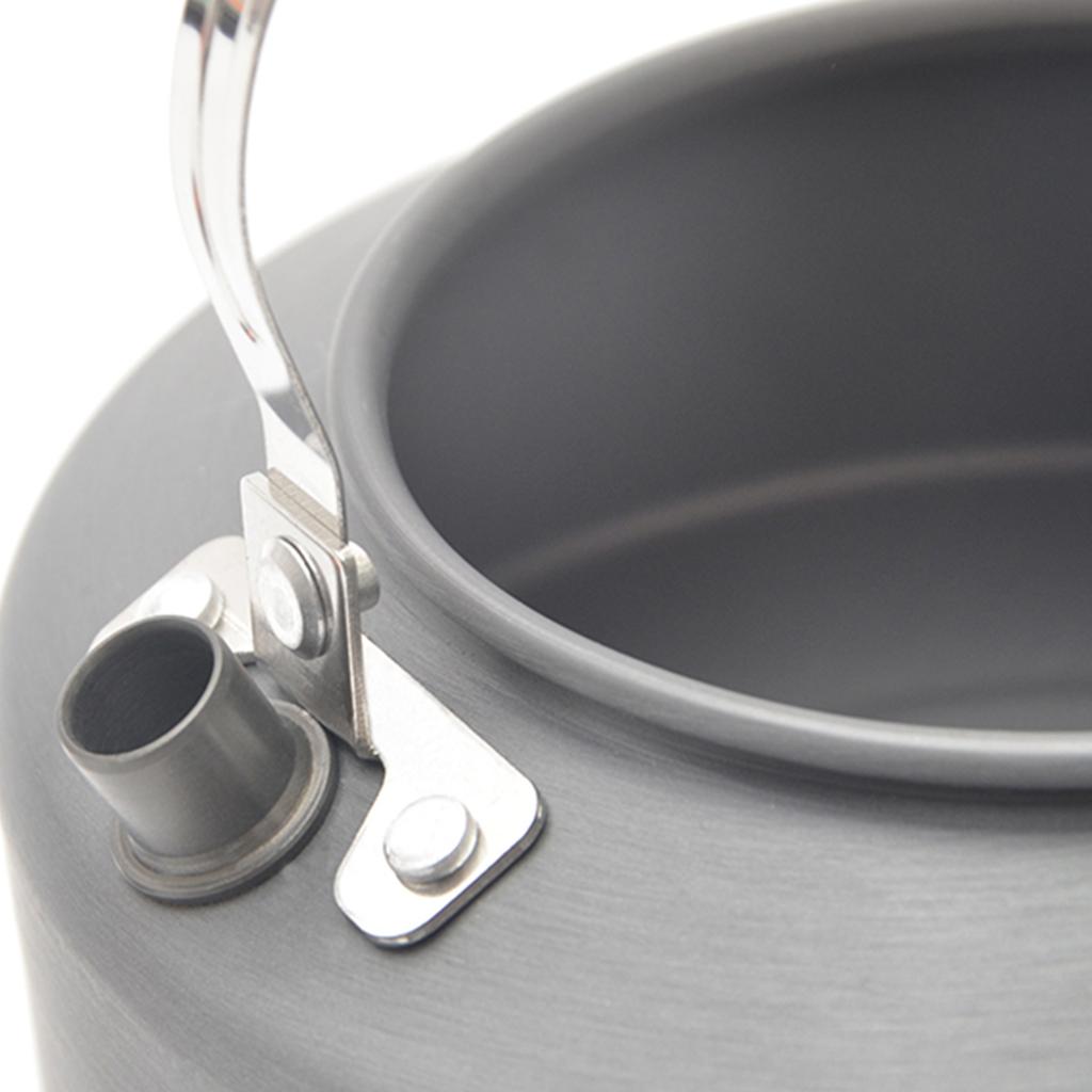 Portable Teapot Aluminum Camp Teas Coffee Pots Outdoor Hiking Water Boilers Camping Kettle Heat Water Teas Pots