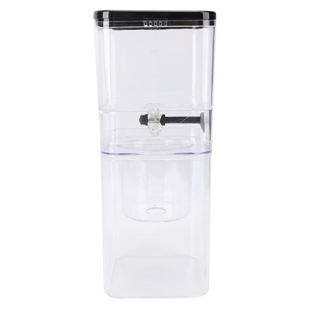 Ice Drip Coffee Pot Speed Adjustable 400ml Portable Ice Drip Cold Brew Pot for Coffee Making