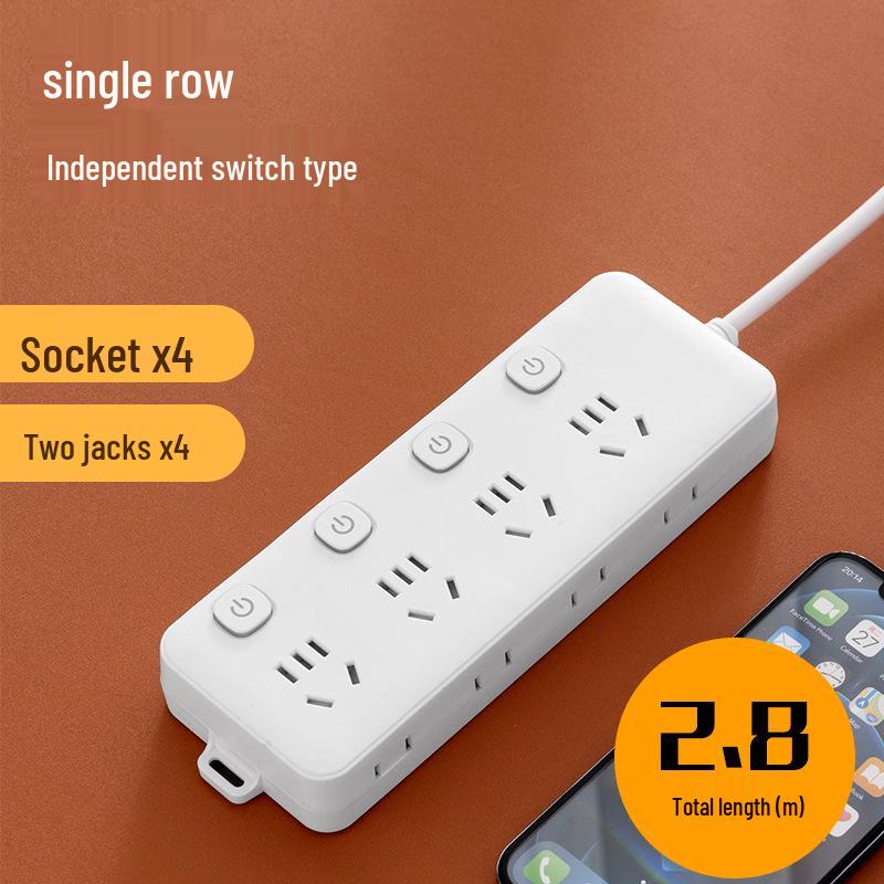 Многофункциональный USB-удлинитель с функцией зарядки и независимым выключателем