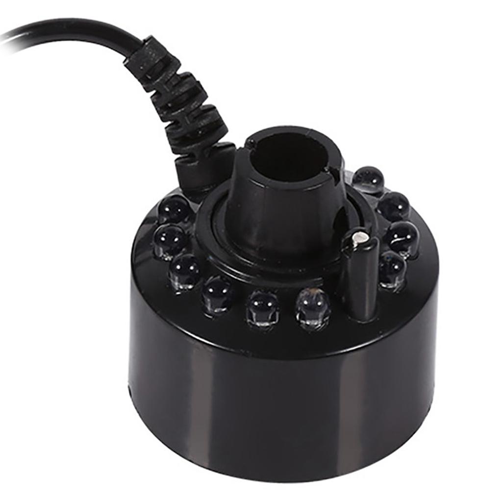 24 В увлажнитель с изменением цвета, ультразвуковой генератор тумана, распылитель для пруда, увлажнители воздуха, 12 светодиодов