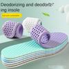 Mugwort  Insoles with Mint Deodorizing and Deodorizing, Comfortable for Sports Sweat Absorbing and Breathable Insoles