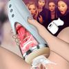 Автоматический мужской мастурбатор, чашка, реалистичный кончик языка и рта, вагина, карман, киска, минет, Строкер, вибрирующая оральная секс-игрушка