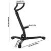 Folding Alto Saxophone Stand - Foldable Tenor Saxophone Stand with Metal Triangular Base for Kids, Birthdays, and Portable Instruments