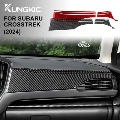 Наклейка на интерьер в стиле карбона для Subaru Crosstrek Impreza 2024 2025 WRX 2022-2025 RHD LHD Панель приборной панели
