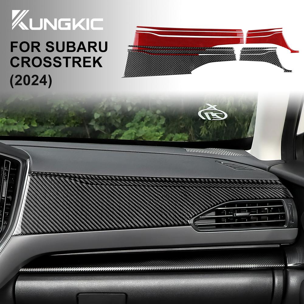 Наклейка на интерьер в стиле карбона для Subaru Crosstrek Impreza 2024 2025 WRX 2022-2025 RHD LHD Панель приборной панели