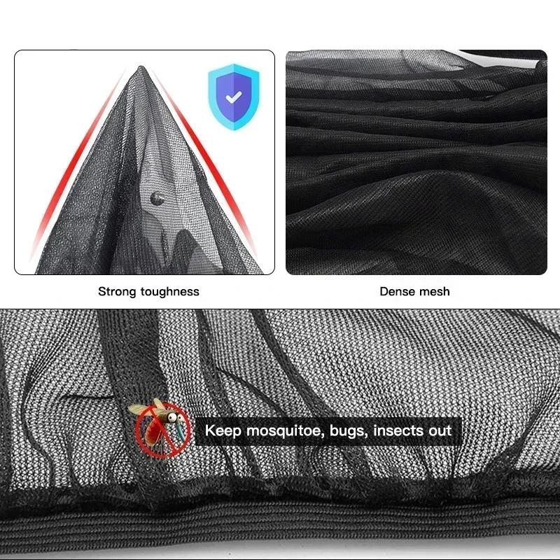 UV Protection Car Side Window Sunshade Anti-Mosquito Mesh Curtain Heat Reduction Privacy Protection Cover