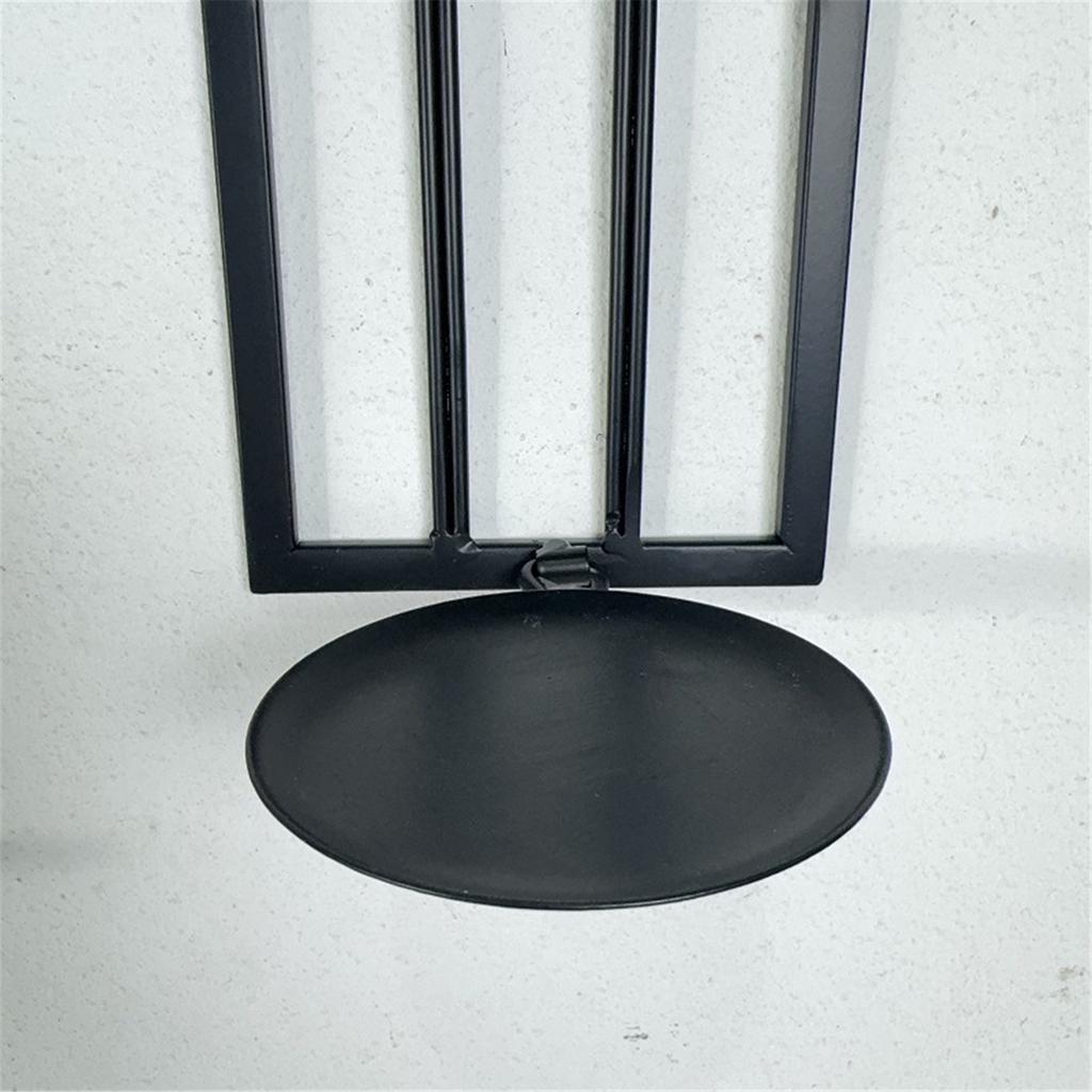 Настенный бра ручной работы из литого чугуна, настенный подсвечник, держатель для свечей для элегантного украшения дома