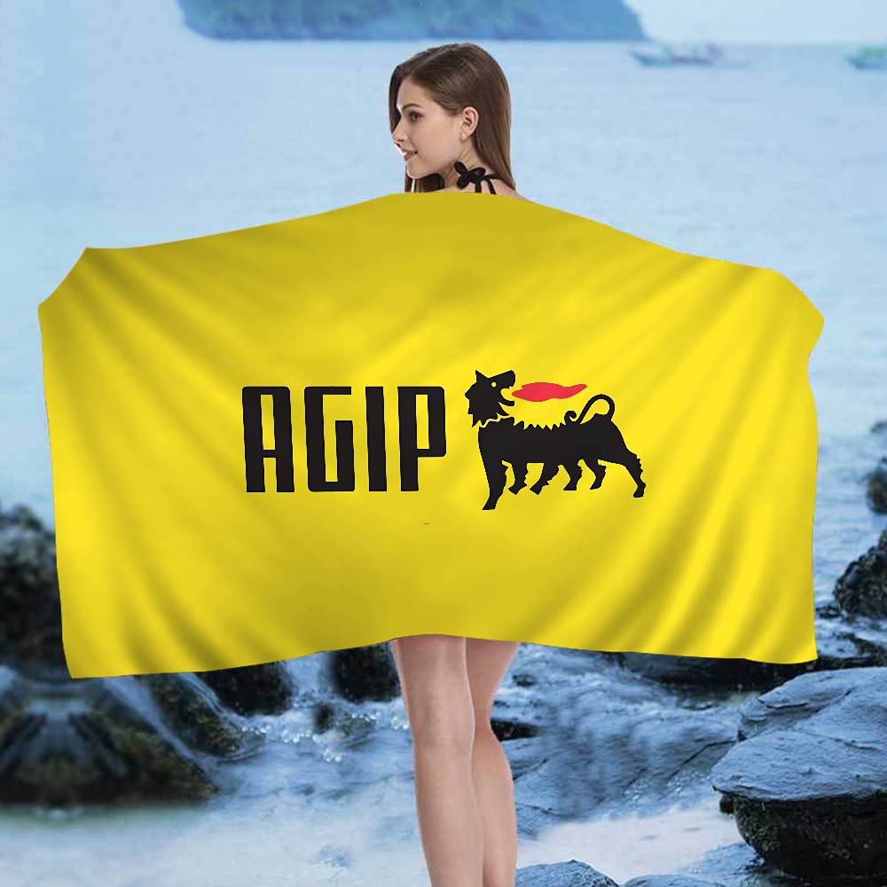 A-Agip E-Eni Автомобиль для гонок Микрофибра Пляжное полотенце Впитывающее Быстросохнущее Мягкое Полотенце для йоги, плавания, отдыха, альпинизма