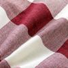Домашняя подушка Простая подушка из хлопка и льна Клетчатая полосатая подушка Подушка для дивана в гостиной Наволочка