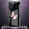 Butterfly Tempered Glass Phone Case Cover Coque For Iphone Xiaomi Mi Samsung Galaxy Redmi Note A S 11 12 13 14 15 22 23 24 5G Pro Plus Max Fe Ultra