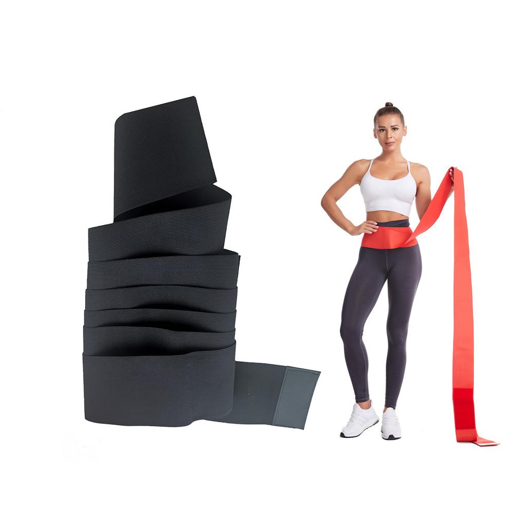 Private Label Sports Trainer Waist Trimmer Tummy Wrap Neoprene/Nylon Material Customizable Logo for Better Sports Performance