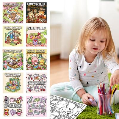 Развивающая раскраска Антистресс Дудлы Книга Креативный Мягкий переплет для Взрослых и Подростков