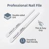 100Pcs Wooden Nail File Professional Sanding Buffer Files 100/180/240 Double Side For Salon Manicure Pedicure UV Gel Tips Tools