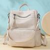 Women's Tassel Backpack Soft Leather Large Capacity Commuter Backpack