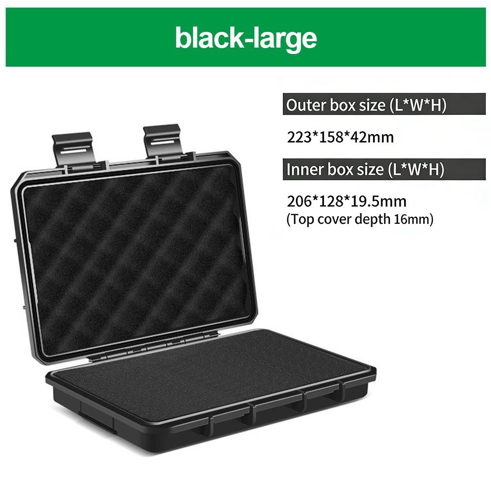 Organizer Sealed Storage Box Shock Resistant Tool Storage Box Outdoor Camping