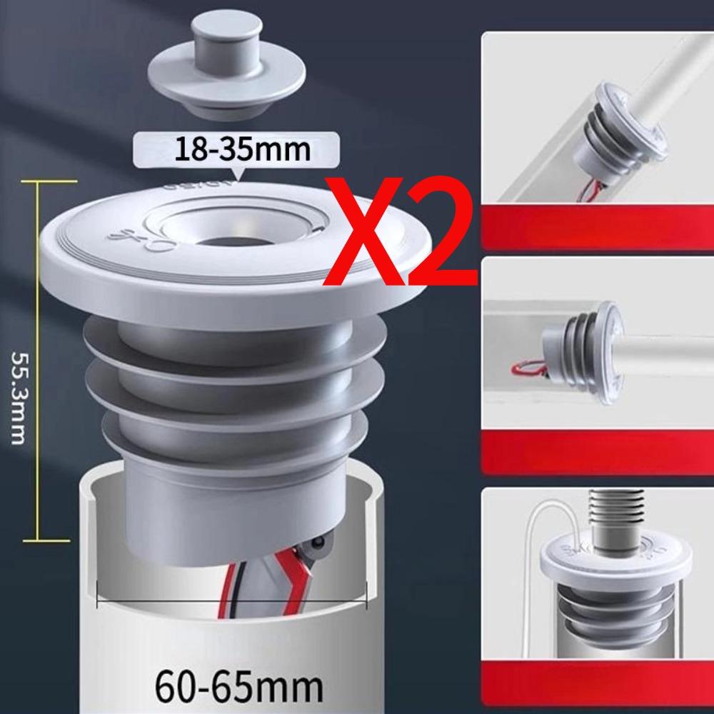 Silicone Drains Sewer Pipe Sealing Ring Plug Water Sink Floor Drain Anti Odor Sewer Seal Stopper Cover Shower Drainer Bathroom Accessories