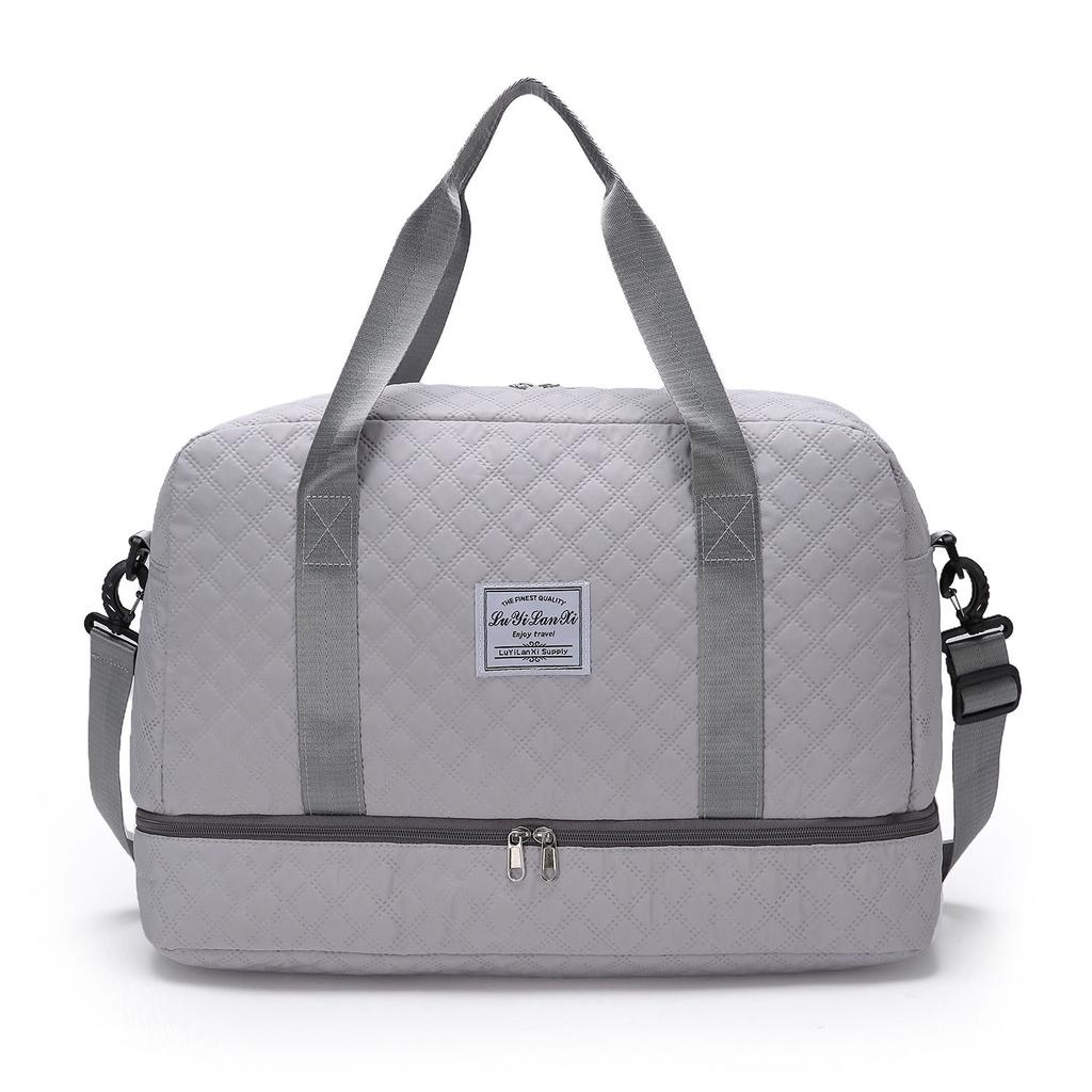 Deluxe Large Capacity Duffel Bag - Multi-functional Shoulder and Crossbody Tote Bag with Wet and Dry Pockets,Dual Side Pockets for Travelling