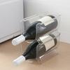 Stackable Storage Rack Smooth Edges Plastic Shatter-resistant Bottle Organizer for Kitchen