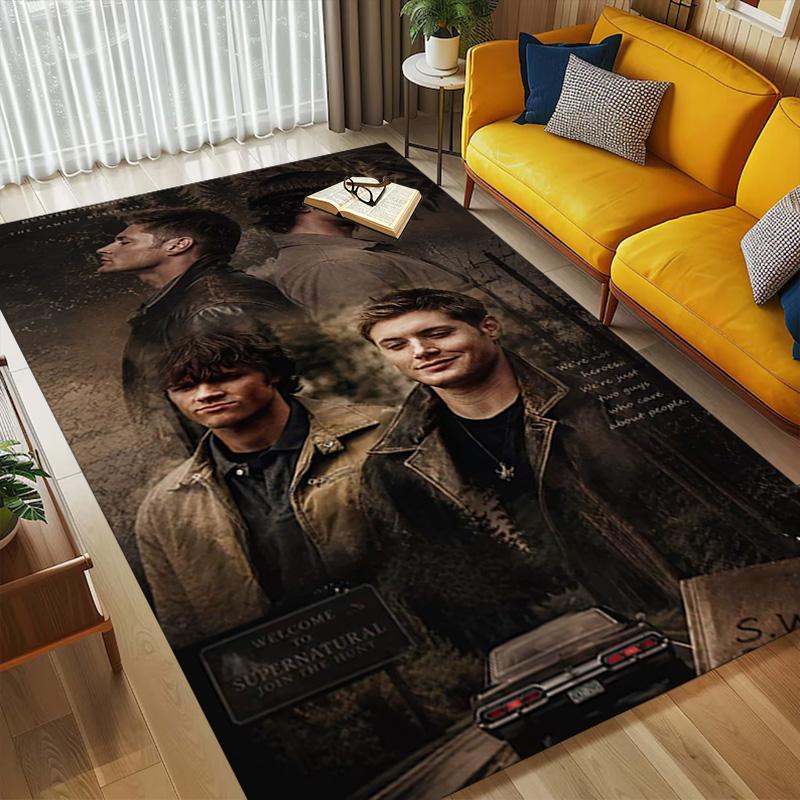 Supernatural Journey Living Room Nonslip Area Rug Soft Carpet For Bedroom Game Playroom Sofa Office Home Decor Doormat Christmas Gift C92288
