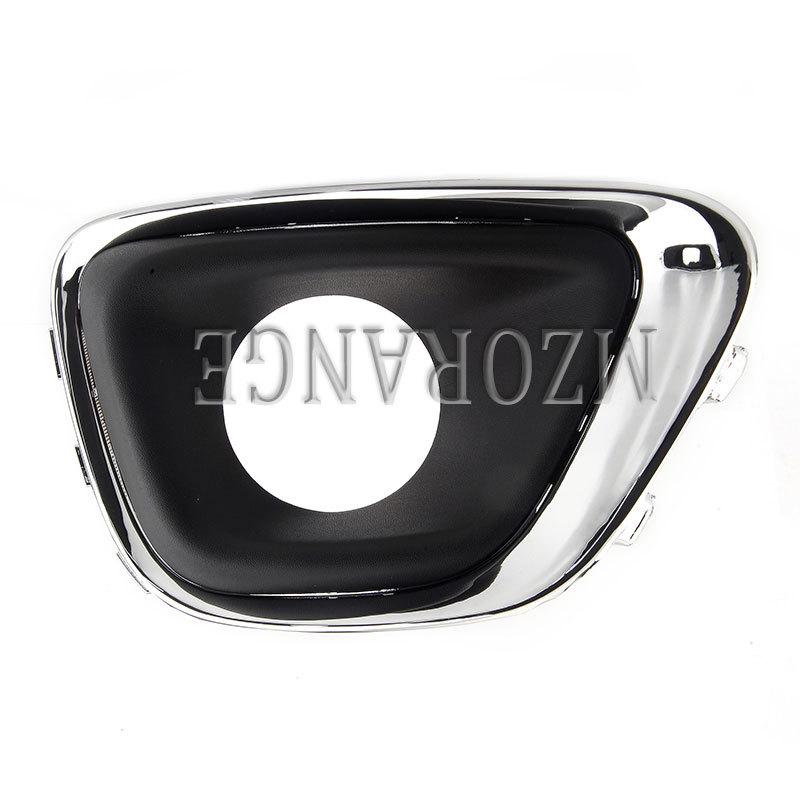 For Jeep Compass 2011-2017 Car Front Bumper Fog Light Cover Lamp Trim Frame Foglight Foglamp Cap Hood Lid Bezel