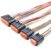 JAE type automotive waterproof connector MX23A12SF1 MX23A26NF1 PCB board end harness plug pin end