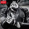 Настоящая кожаная мотоциклетная GM3 Мужские ветрозащитные мотоциклетные перчатки Перчатки Сенсорный экран Длинная версия Питбайк Мотокросс Гонки