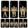 Чехол с буквой 26 'Diamond Crown' для Samsung A54 A52 A50 A70 A40 A20S A20E A02S A12 A14 A16 A22 A24 A42 A34 A32 5G A04s A06
