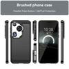 Чехол для Huawei Pura 70 Ultra, текстура углеродного волокна, мягкий ТПУ, тонкая крышка для телефона