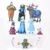 Frozen 2 Elsa Anna Olaf Figures Model Princess Elza Girls Doll Toy Set Preferred Gift for Children Birthday Christmas