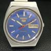 ПОДЛИННЫЕ ВИНТАЖНЫЕ ЧАСЫ SEIKO 5 AUTOMATIC 6309A ЯПОНИЯ МУЖСКИЕ С СИНИМ ЦИФЕРБЛАТОМ a702621-1