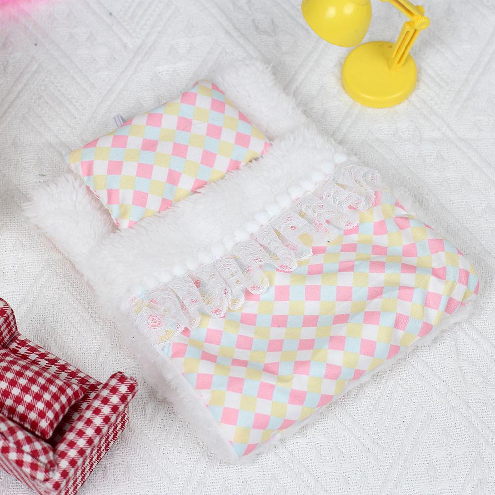 Miniature Cute Dollhouse for 17cm Labubu Dolls DIY Decor Fashion Gift for Girls Friends