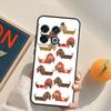 Милый Чехол с Таксой Сосиской Для OnePlus 12R 13R 13T 10R 15 13 12 11 10T 8T Nord CE 4 3 2 Lite N20 N30 Nord 5 Чехол