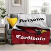 Cardinals Team Spirit Blanket Outdoor Flannel Blanket for Camping, Hiking, Garden Parties, Picnic Essentials,gift for family and friends