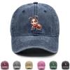 Бейсболка Snapback с принтом муравья, сетчатая шляпа от насекомых, мешковатая летняя ретро-шляпа из неэластичной ткани, регулируемая шляпа от солнца
