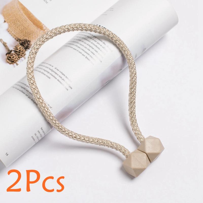2 Pcs Curtain Tieback Multifaceted Ball Magnetic Curtains Buckle Tie Backs Shower Curtain Holder Wall Balls Home Room Accessorie