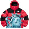 Supreme The North Face Статуя Свободы Baltoro Куртка Красная